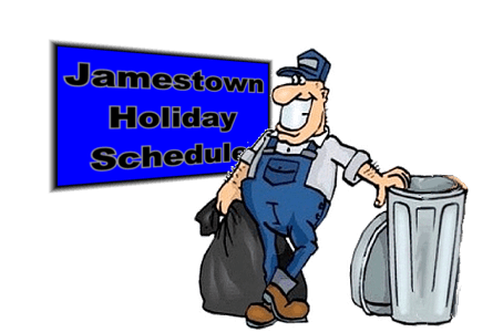 Jamestown Adjusts Holiday Garbage and Recycling Collection Schedule