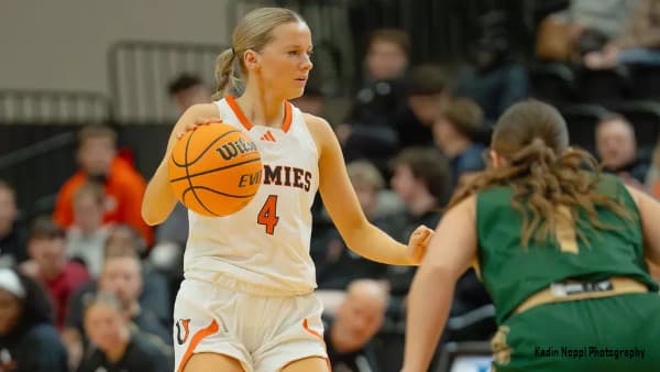 Allie Berns Joins UJ Leaderboard as Jimmies Fall 86-78