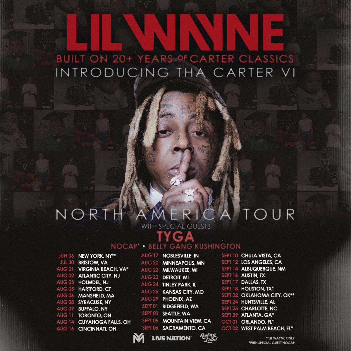 Lil Wayne Brings 20 Years of Carter Classics Tour to Fresno in August