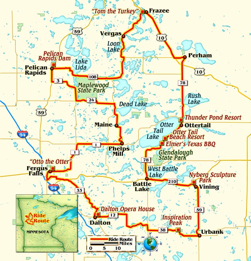 Otter Trail Scenic Byway showcases Otter Tail County's lakes and history