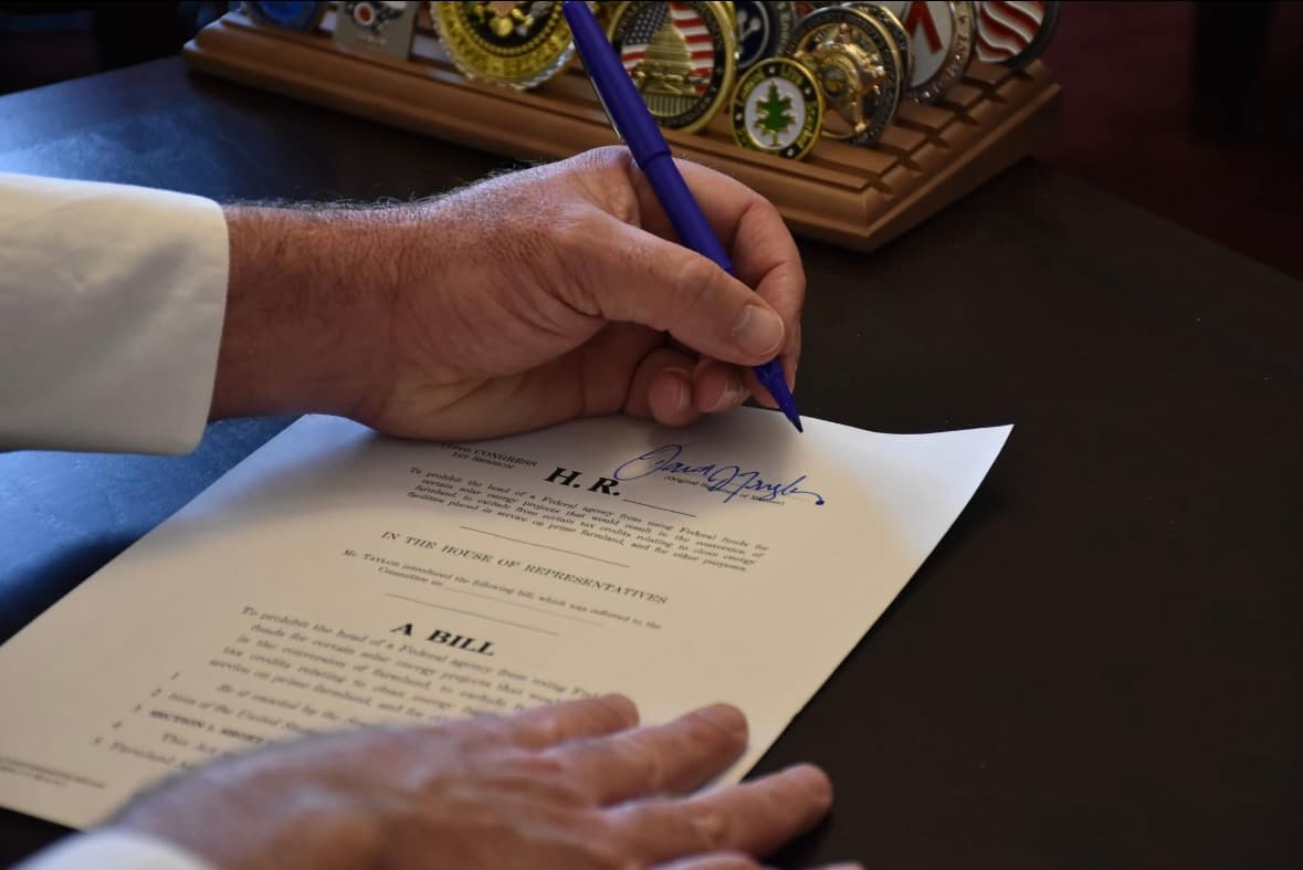 Rep. Dave Taylor Tours McDowell Farms, Pushes for Strong Farm Bill Support