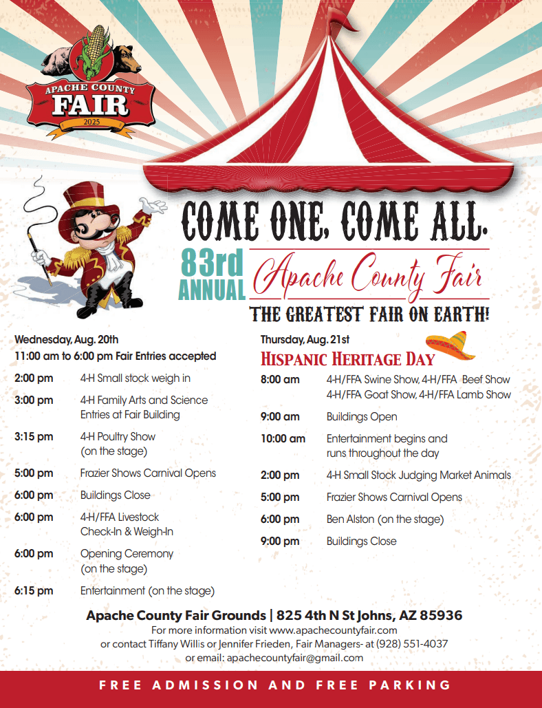 Apache County summer kicks off with fireworks, fair ahead