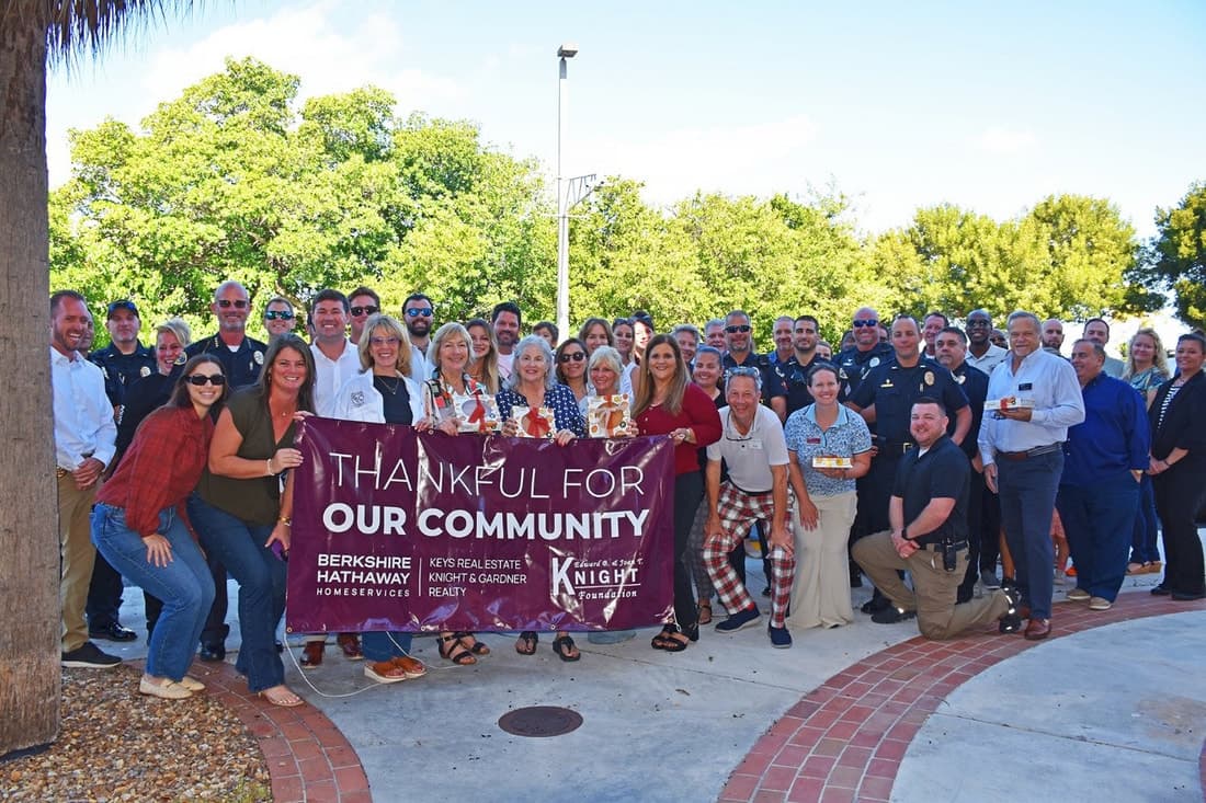 Local Realtors Thank First Responders with Pies and Gift Cards
