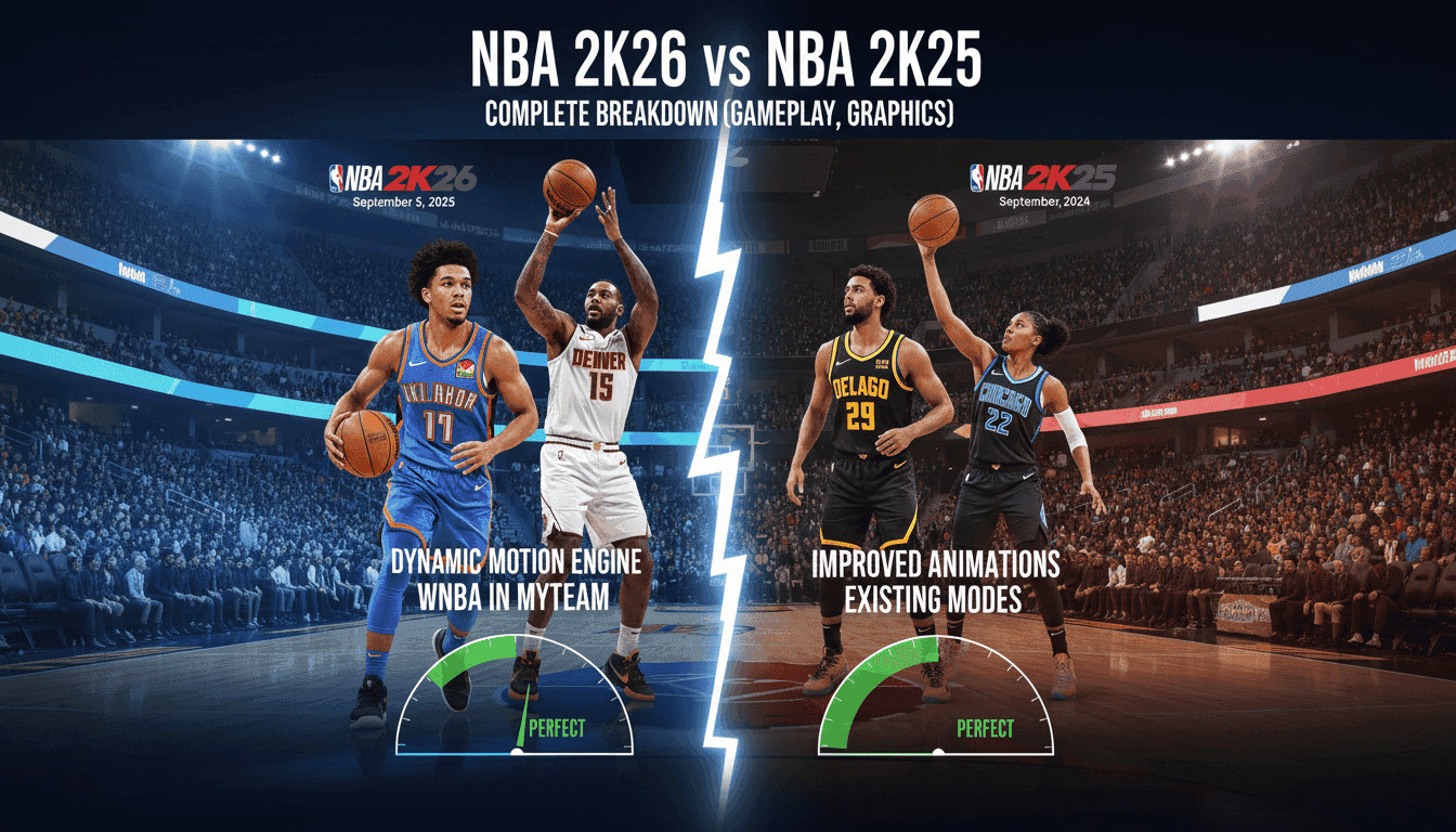 NBA 2K26 Introduces ProPLAY Motion Engine, Major Upgrades Over 2K25