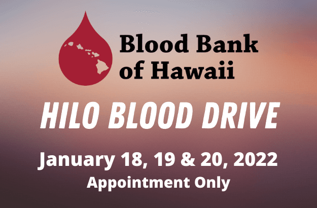 Hilo blood drive begins today to refill island blood supply