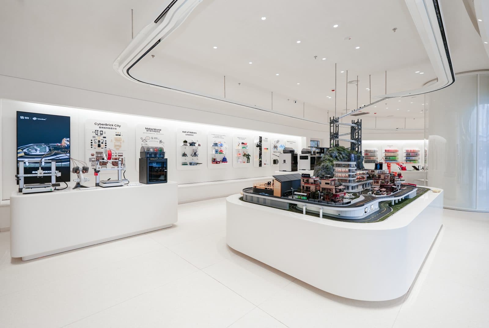 Bambu Lab opens Shenzhen flagship store, builds CyberCity on 100+ H2D printers