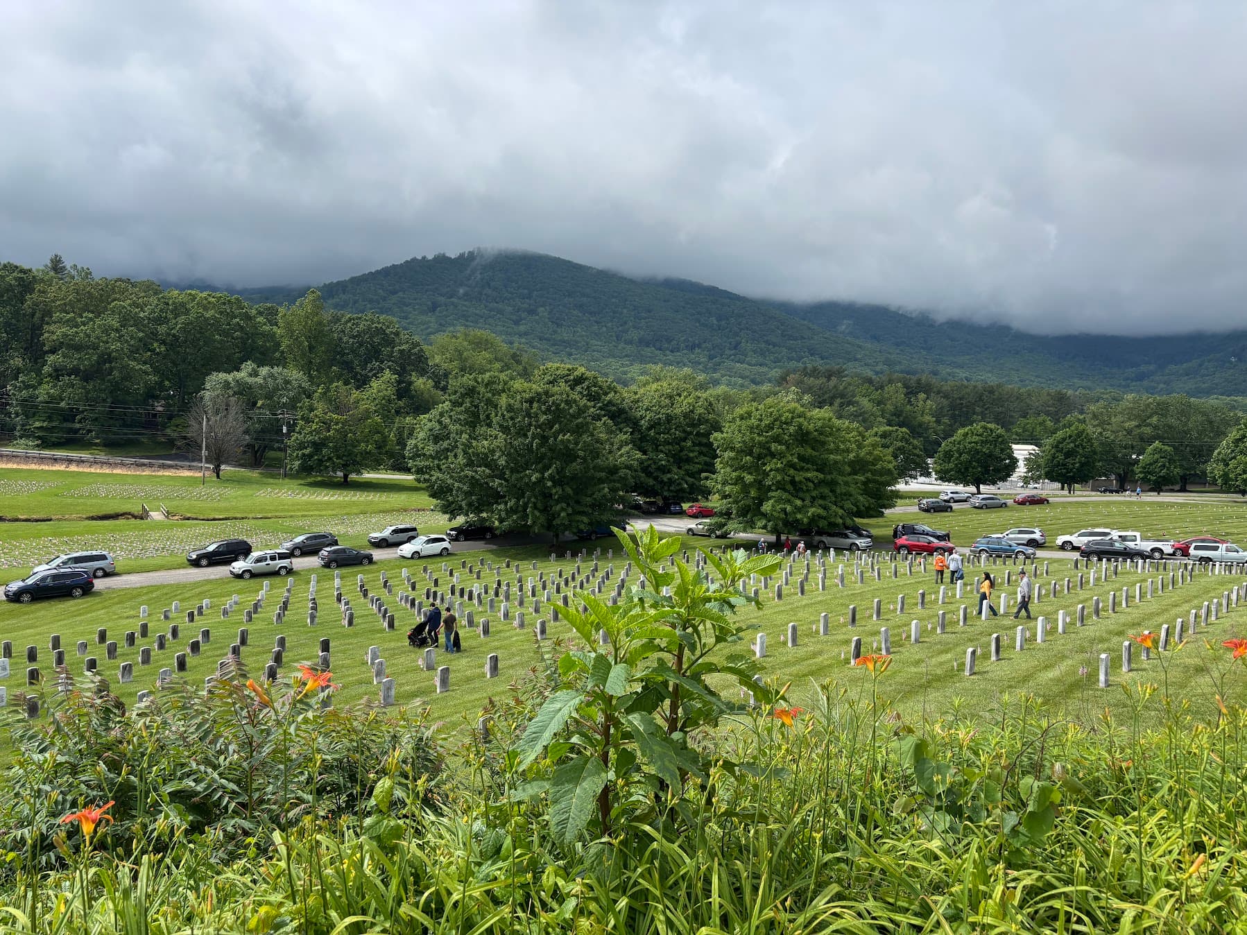 Thousands of flags placed at Black Mountain veterans cemetery for Memorial Day