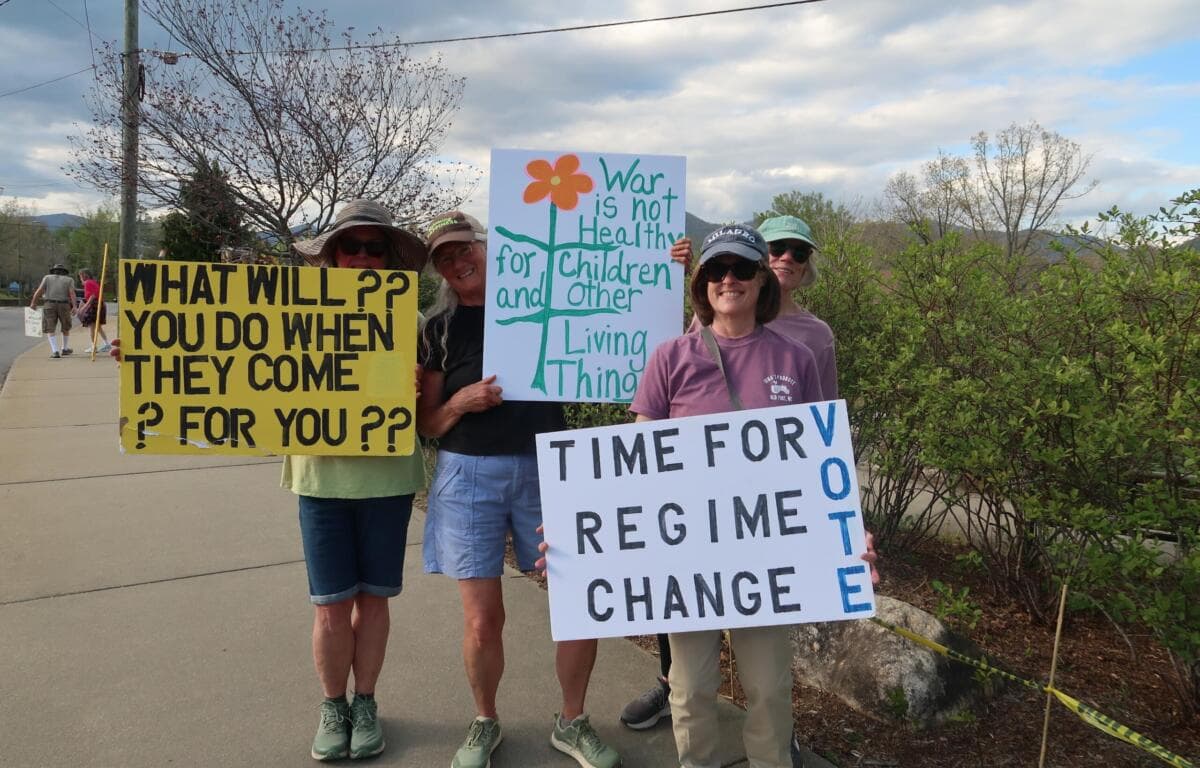 Black Mountain Monday Group turns weekly protest into civic ritual
