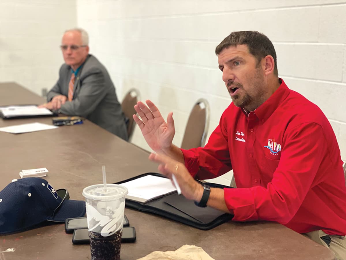 Del Rio Town Hall with Councilman Jim DeReus Addresses Police Staffing Concerns