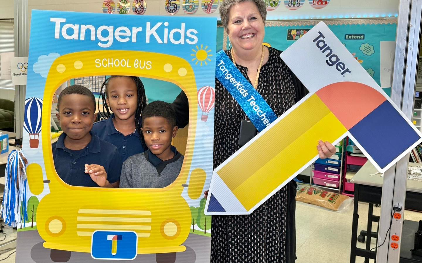Laurel Park Elementary Receives $2,500 TangerKids Grant to Expand Thrift Shop