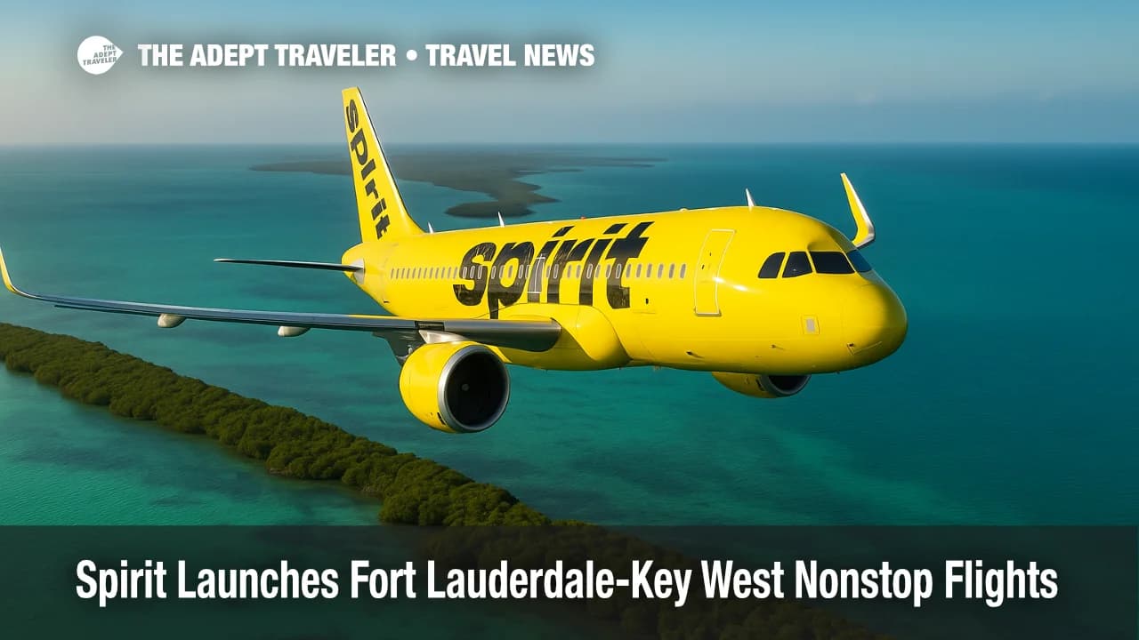 Spirit Service Brings Fort Lauderdale Nonstop Flights to Key West