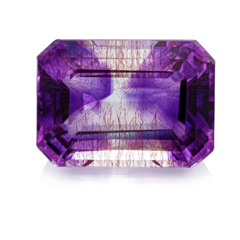 AGTA Highlights Amethyst Jewelry, Showcases Unheated 15.41-carat Moroccan Bicolor and Member Designs