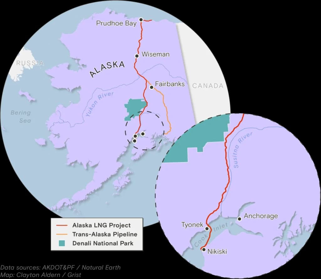 Alaska Eyes 800-Mile North Slope Gas Pipeline to Cut Foreign Energy Reliance