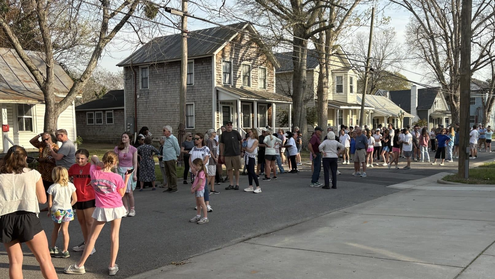 Edenton's Silent Walk for Peace Draws 200 Residents to Broad Street