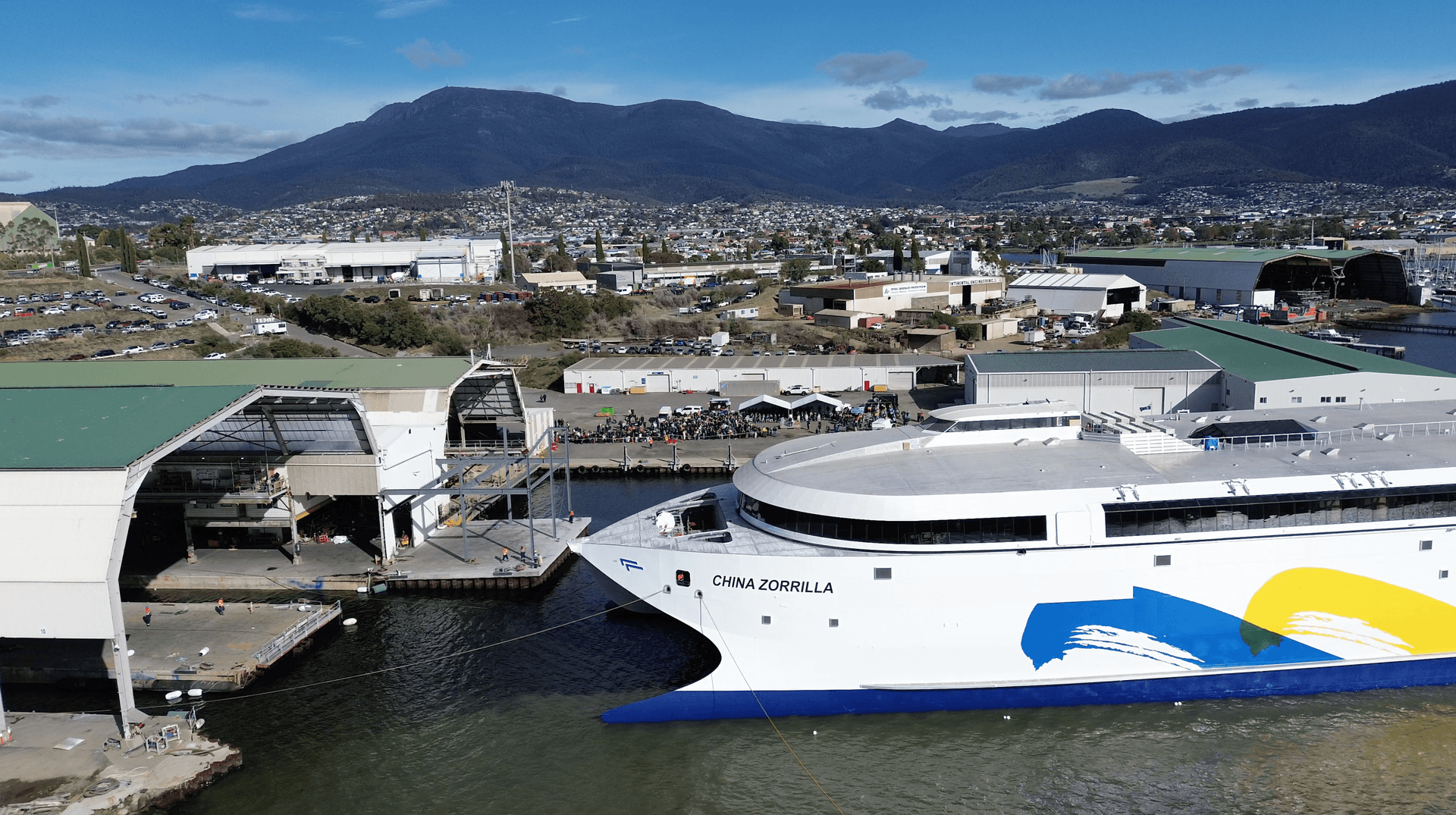 INCAT Catamaran China Zorrilla Conducts High-Speed Sea Trials Around Hobart