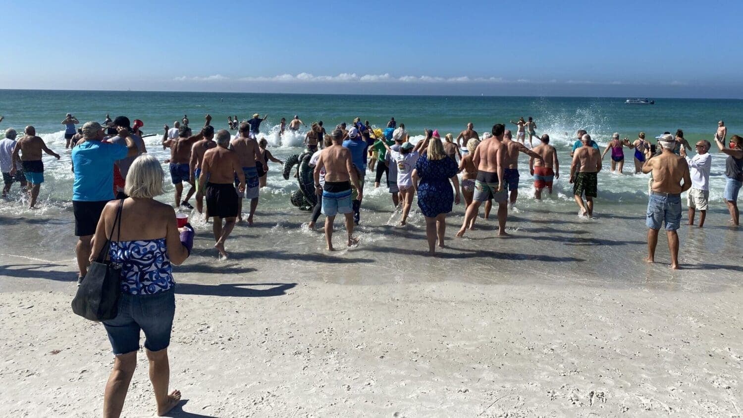 Clancy's Shamrock Shiver brings charity plunge to Bradenton Beach