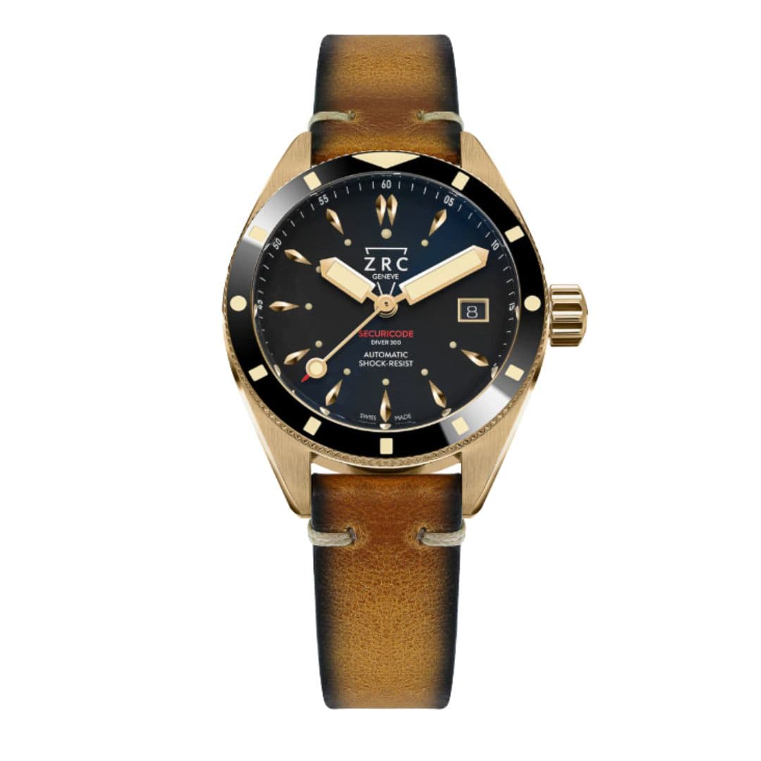 ZRC Diver 300 (Securicode) — Limited‑Edition 39mm Bronze/Ceramic Diver (200 pieces)