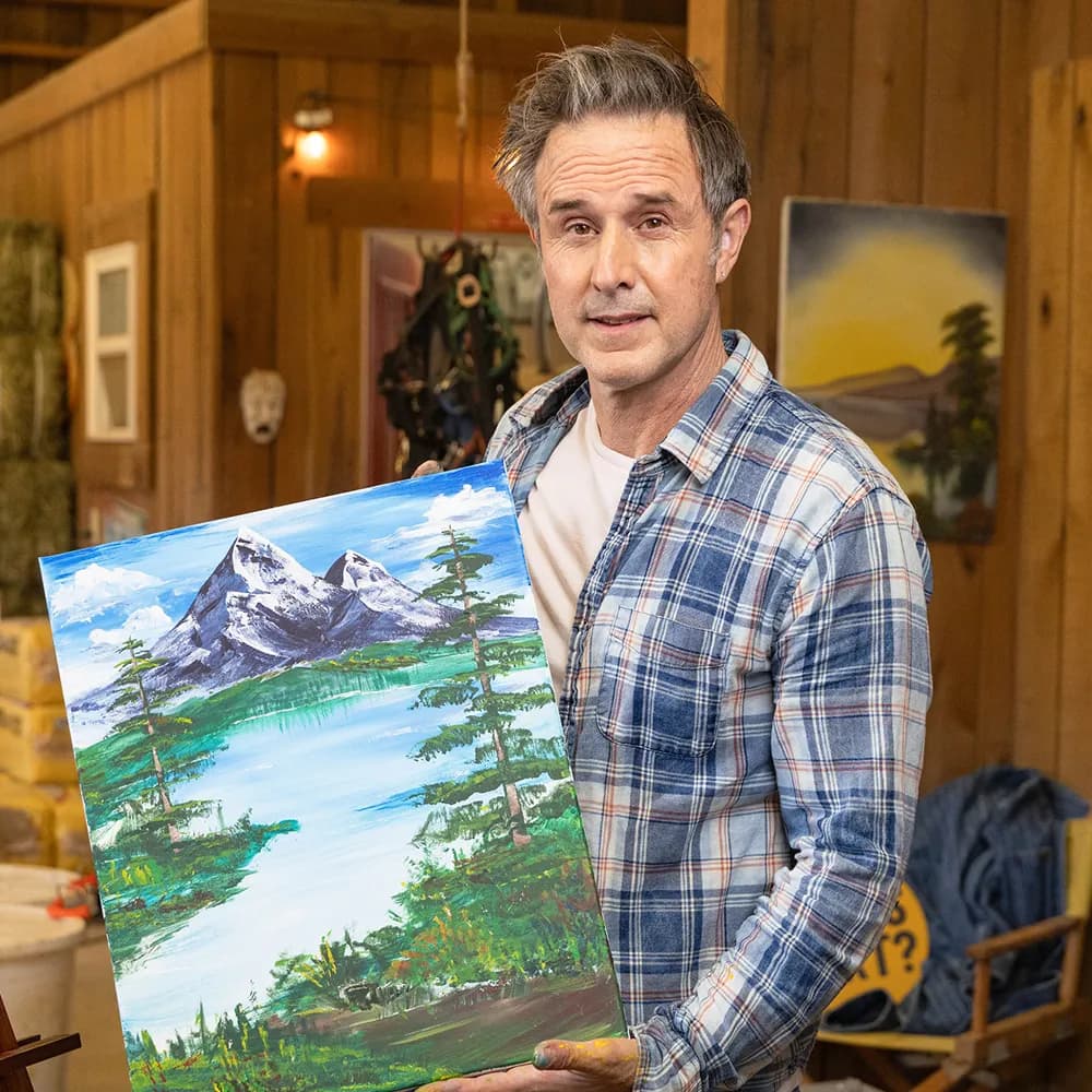 Oxford's Goldie Gregory, 8, Competes in National Bob Ross Art Contest