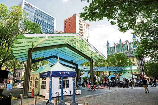 Pittsburgh's Market Square brings back free yoga and farmers market