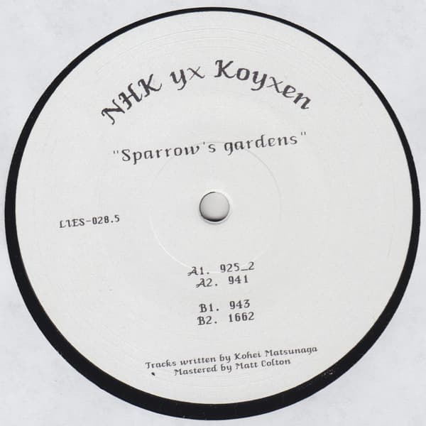 Vinyl Factory spotlights NHK yx Koyxen’s hypnotic Sparrow’s Gardens EP