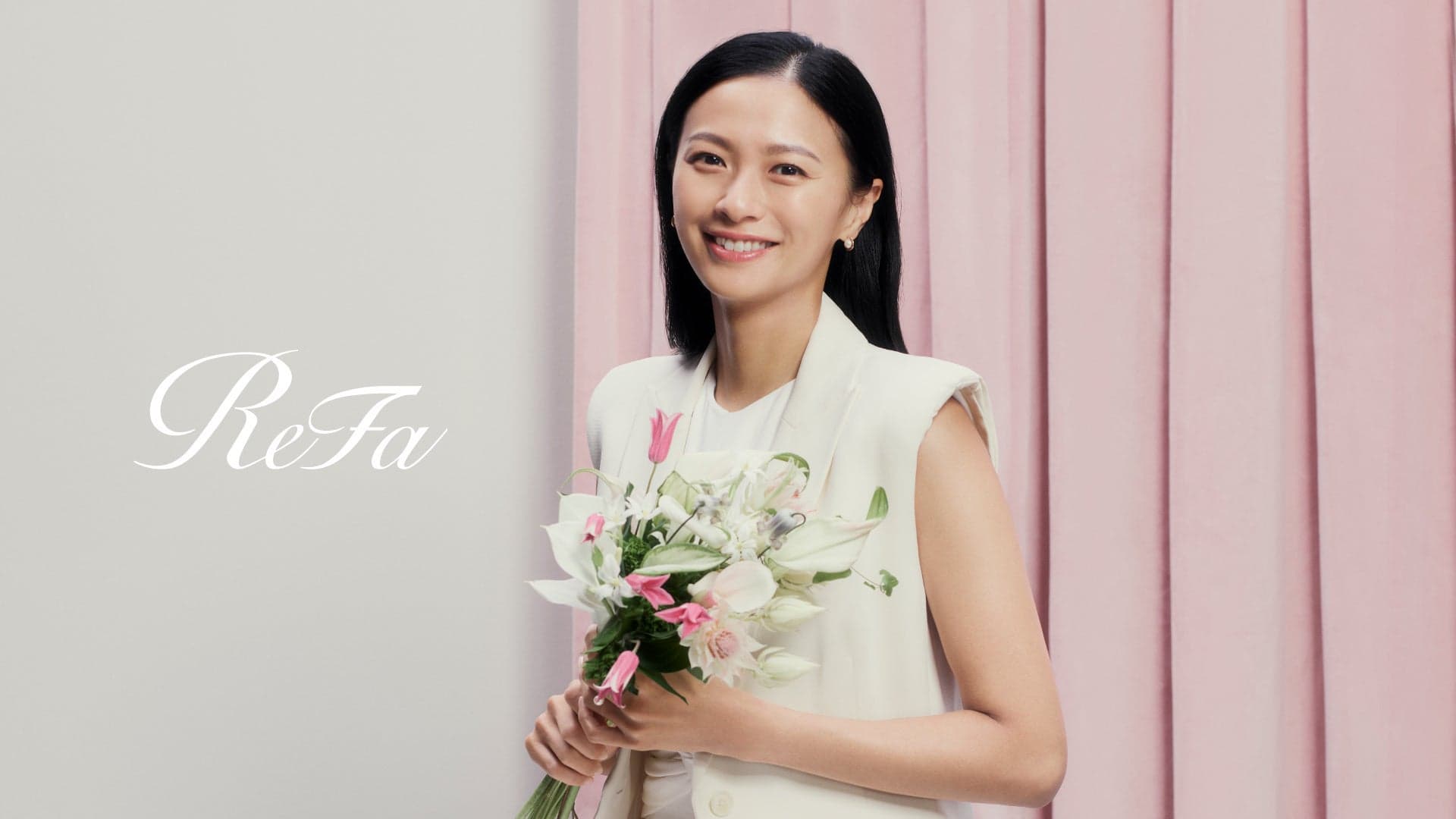 ReFa Spring Campaign A Bouquet of Hearts Promotes White Day Housewarming Gifts
