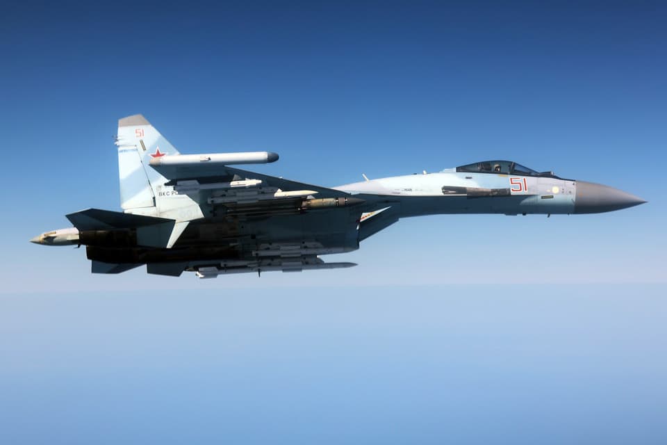 Russian jets dangerously intercept RAF surveillance plane over Black Sea