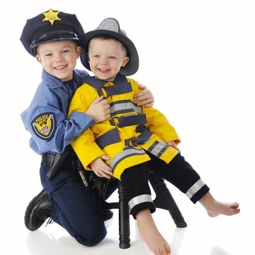 Badges and Ladders event connects kids with police and firefighters