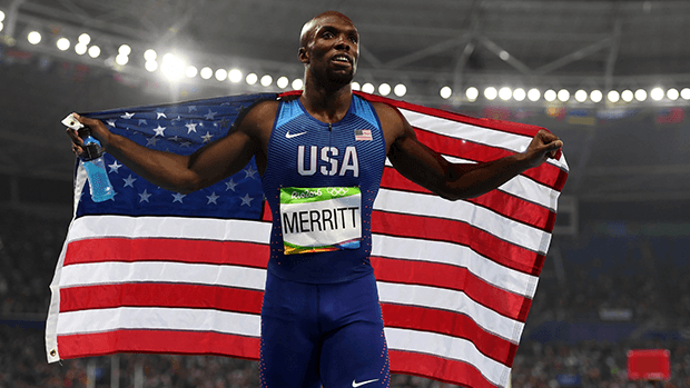 Three-Time Olympic Gold Medalist LaShawn Merritt Leads Sprint Clinic at Gila Ridge