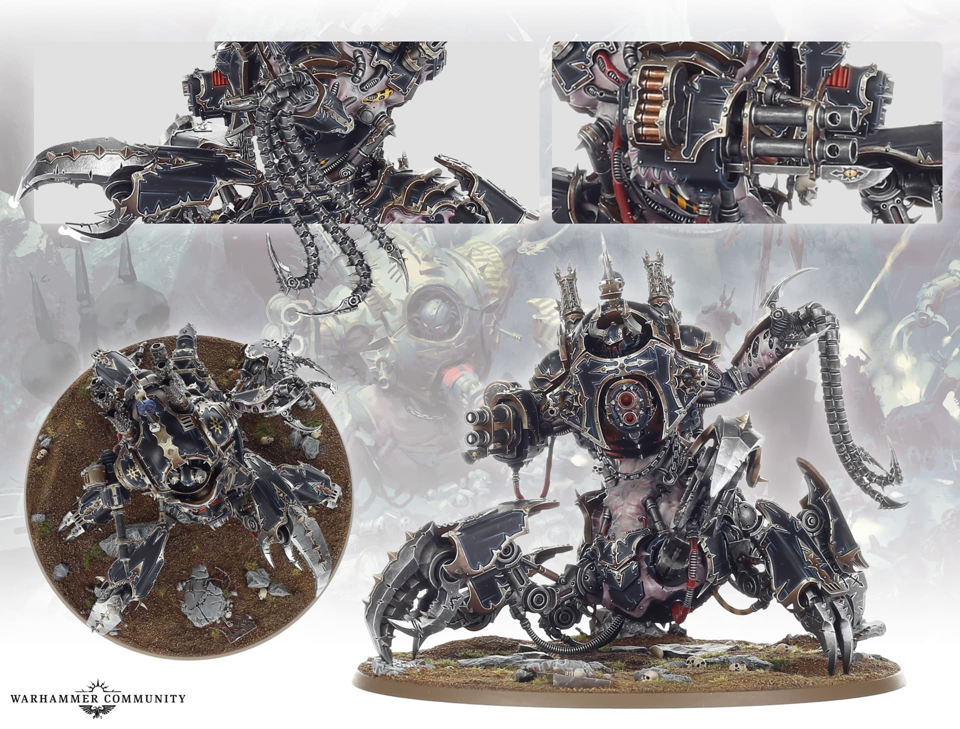 Warhammer 40,000 Defiler spotlight showcases brutal Chaos build options