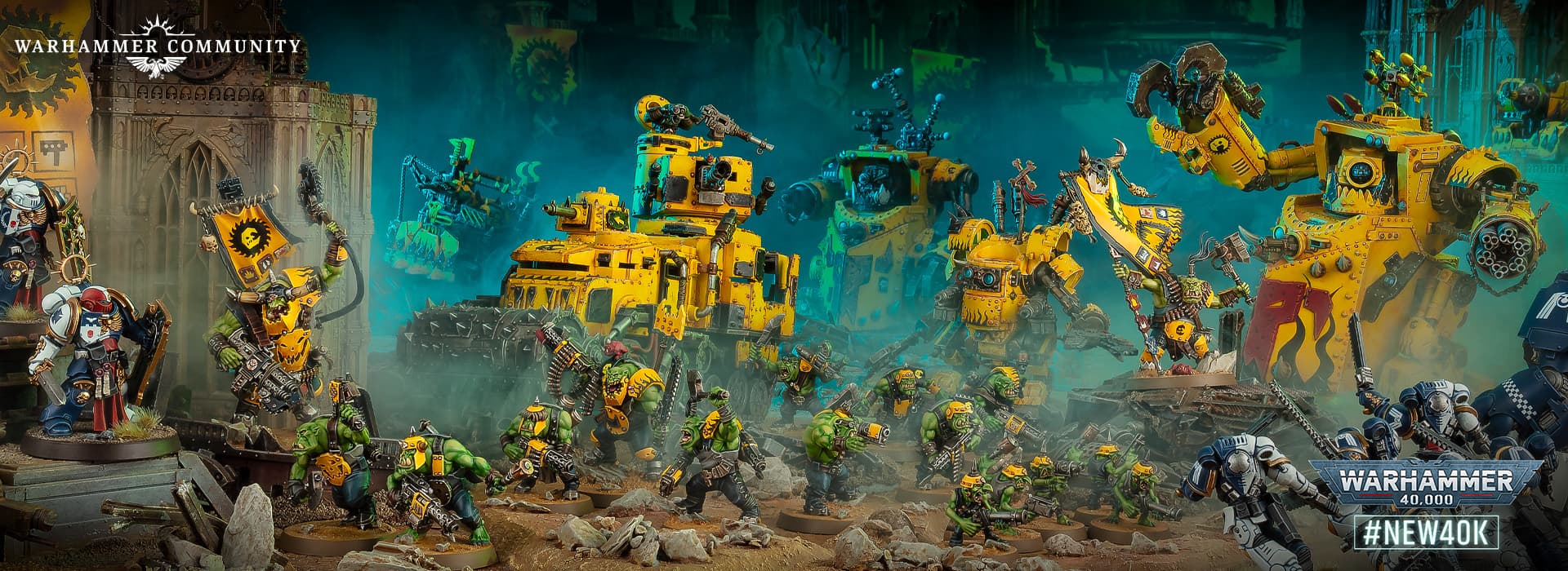 Warhammer 40,000 previews Orks, new detachment system expands army flexibility