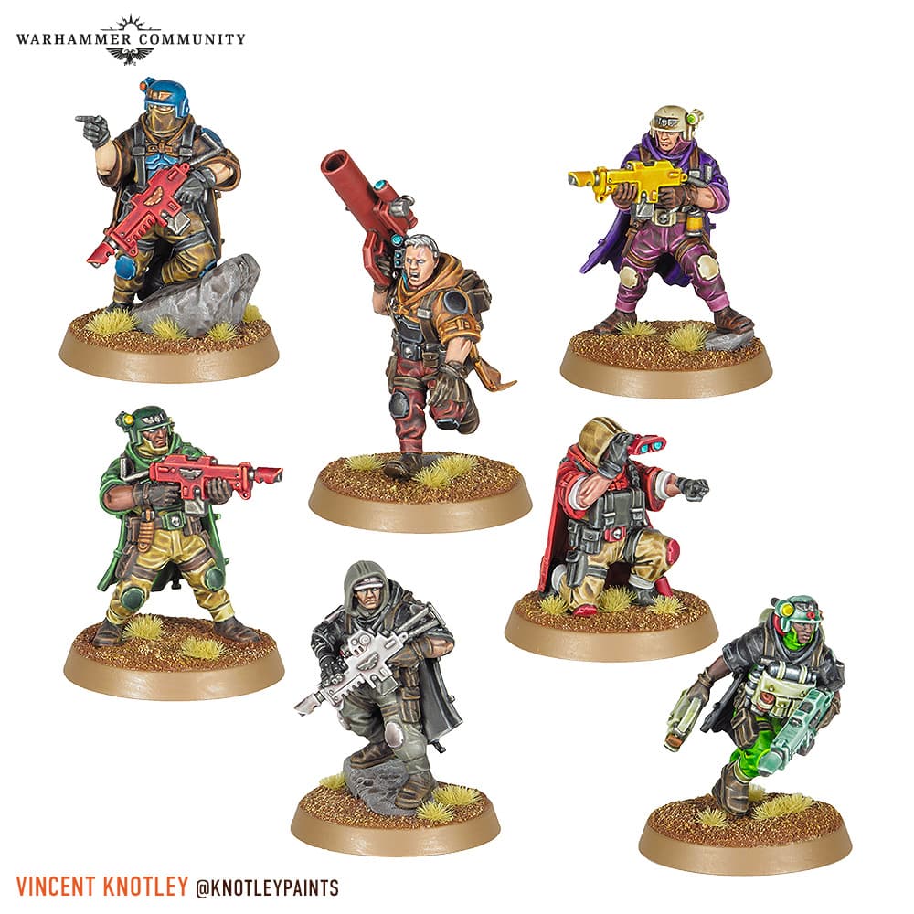 Warhammer spotlights Spectre Squad paint schemes, from camo to covert conversions