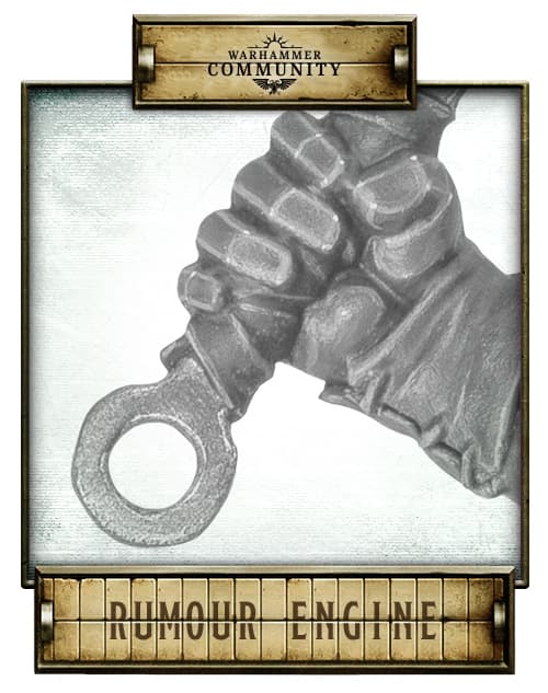 Rumour Engine teases crude weapon hand, hints at incoming Ork reveals