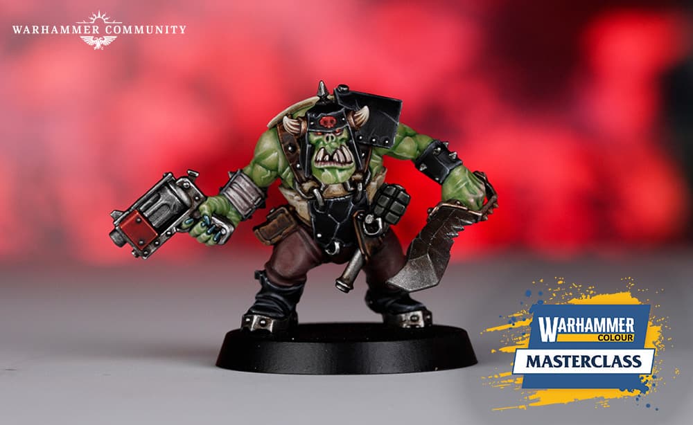 Warhammer Colour Masterclass shows how to paint Goff Orks for Armageddon