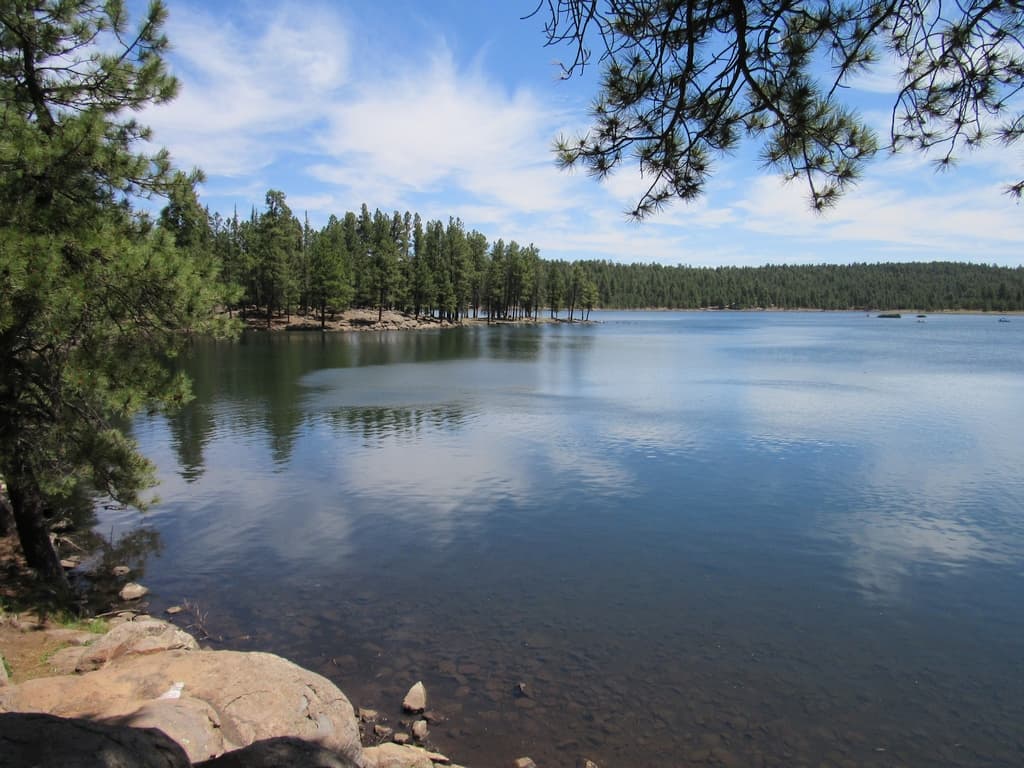 Hawley Lake draws summer visitors with cabins, fishing and cool temperatures