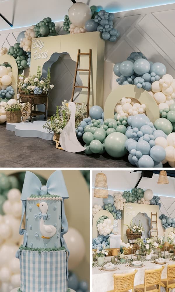 Storybook baby shower styling, Mother Goose theme inspires elegant celebrations