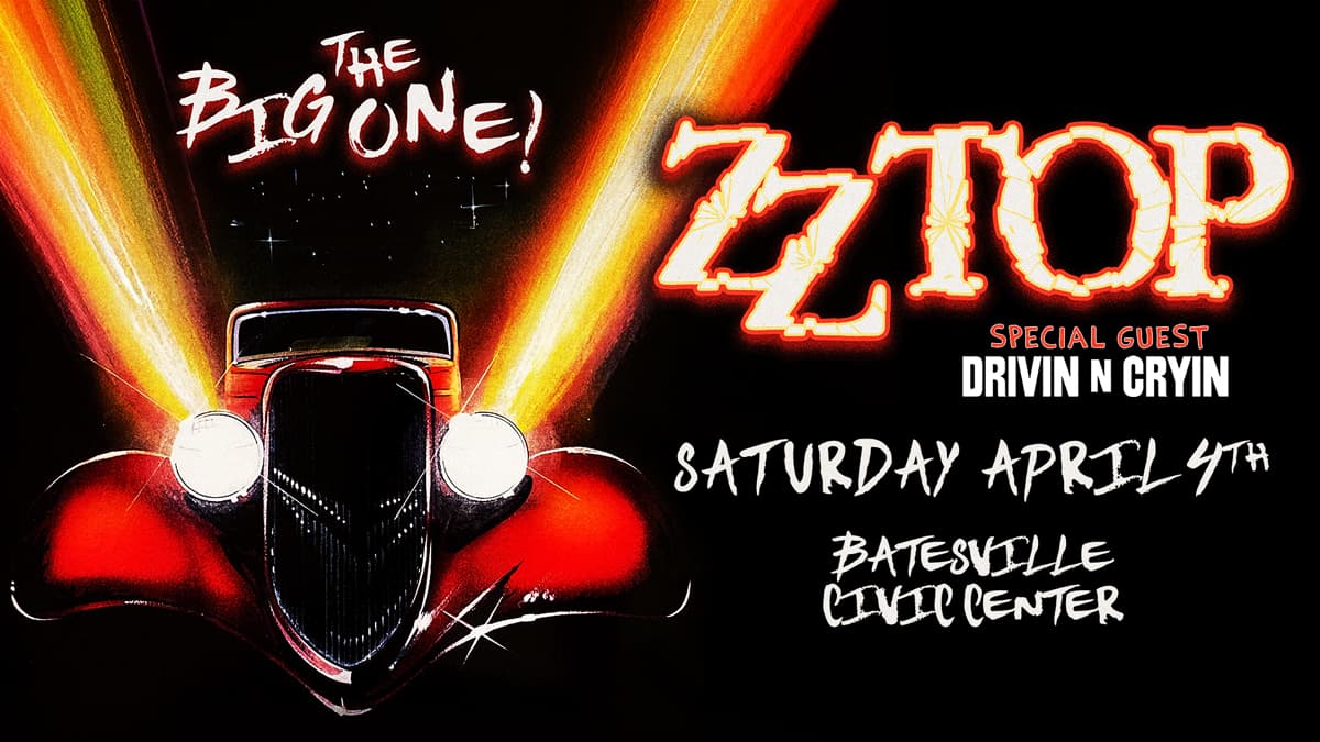 ZZ Top Brings Rock Royalty to Batesville Civic Center April 4
