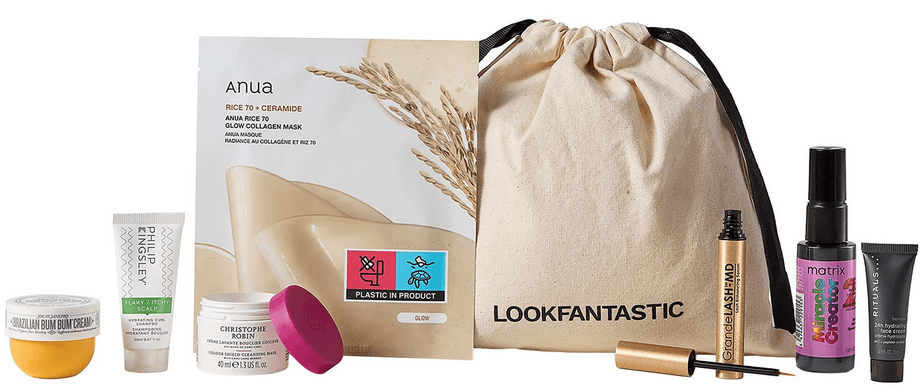 Lookfantastic offers free beauty bundle with £100 spend and 25% off