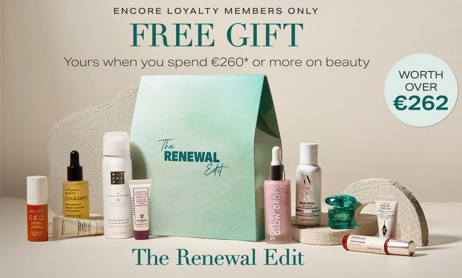 Brown Thomas Beauty Renewal Edit offers luxury gifts with €260 spend