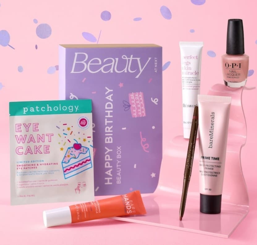 Next’s 2026 Birthday Beauty Box Offers Full-Size Self-Care Value