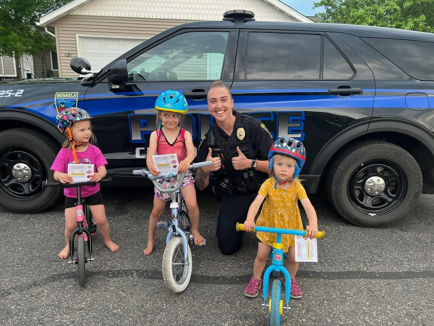 Bemidji police, Dairy Queen revive helmet safety campaign for kids