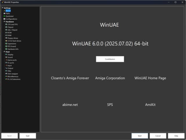 WinUAE 6.0.3 Fixes 6.0.2 Chipset Bug Causing Game Display Corruption