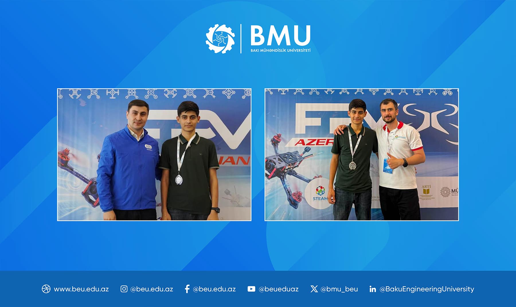 Baku Engineering University student wins silver at Azerbaijan drone tournament