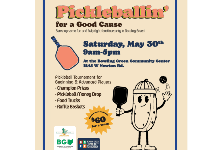 Bowling Green pickleball fundraiser aims to fight food insecurity, May 30