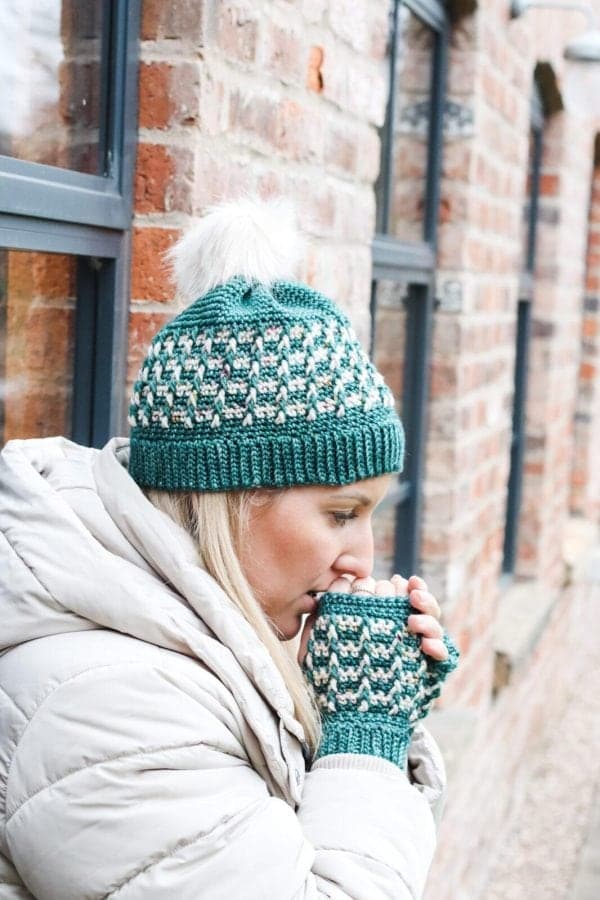 Bella Coco Crochet updates wrist warmer pattern with new yarn collaboration