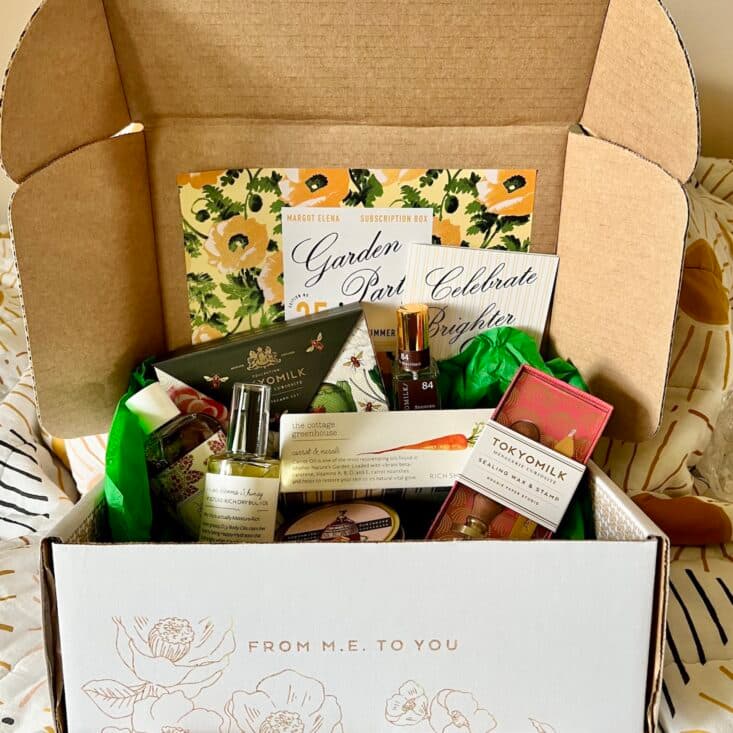 Margot Elena’s spring box packs $175 in pampering beauty gifts