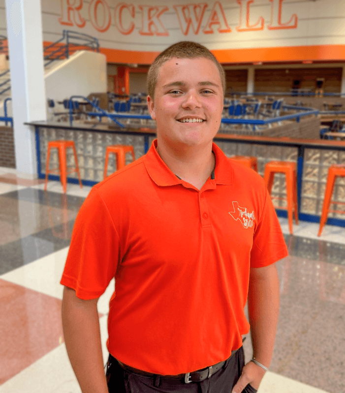 Rockwall High senior earns national leadership honor for school service