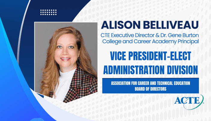 Rockwall ISD’s Alison Belliveau Elected ACTE Administration Division Vice President-Elect