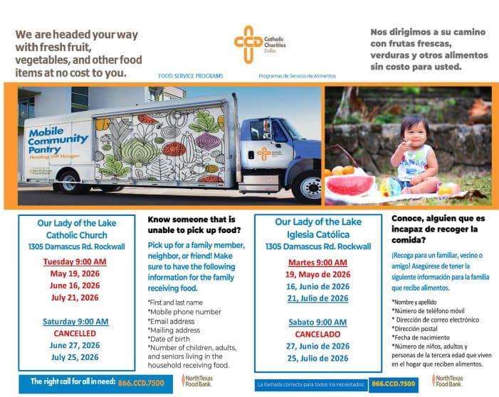 Mobile Community Pantry returns to Rockwall with free fresh food