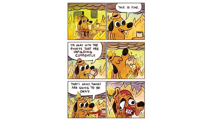 Artisan removes disputed This is fine ads after settlement with KC Green