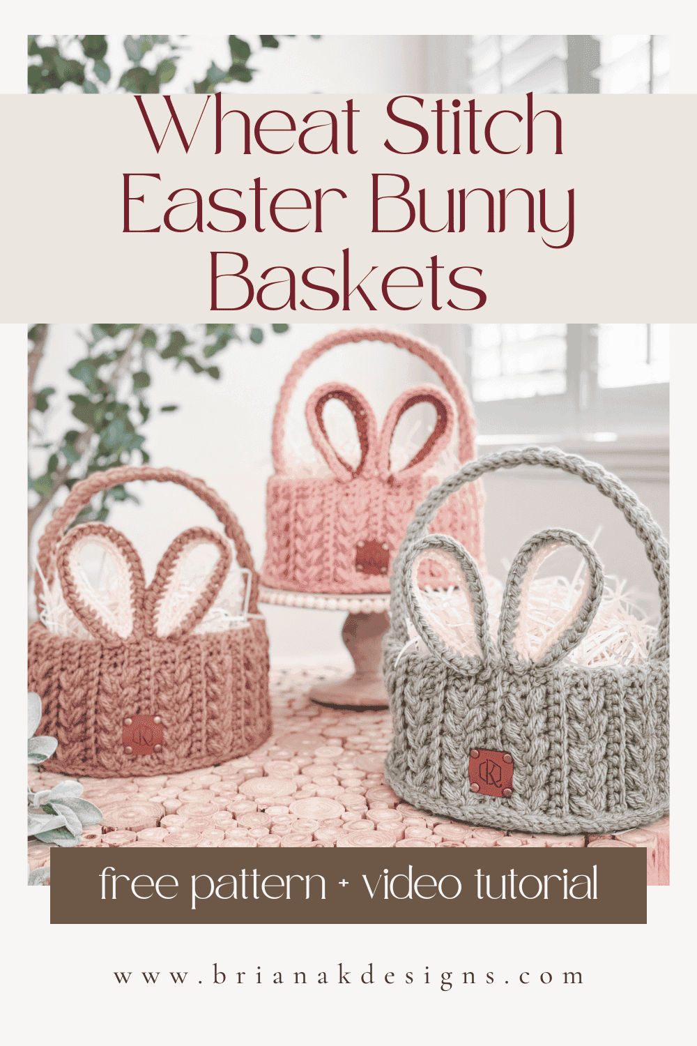 Briana K Designs Debuts Textured Wheat Stitch™ Bunny Amigurumi Pattern